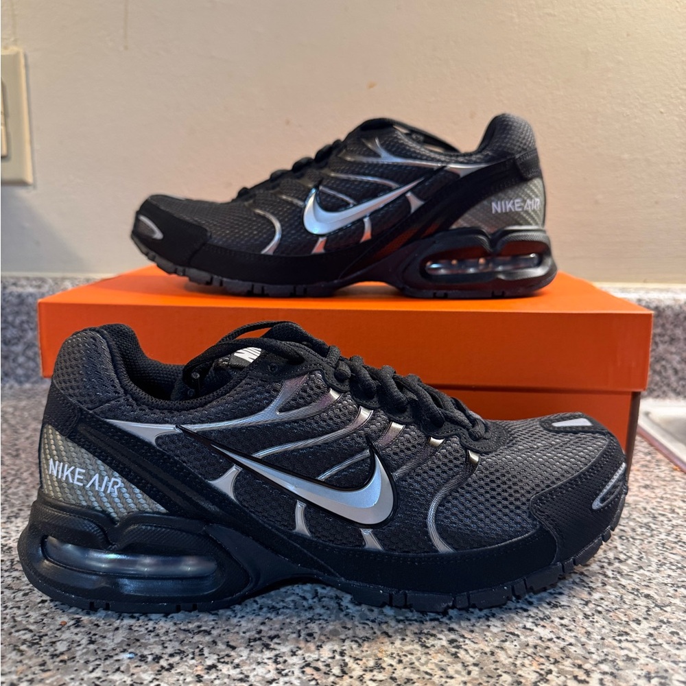 Nike Air Max Torch 4 Shoes Anthracite Metallic Silver 343846-002 Men's Sizes